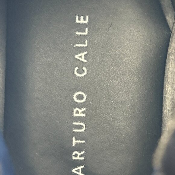 Arturo Calle Mens Size 10 Leather Dress Ankle Chelsea Boots Brown Shoes Slip On - Picture 12 of 12